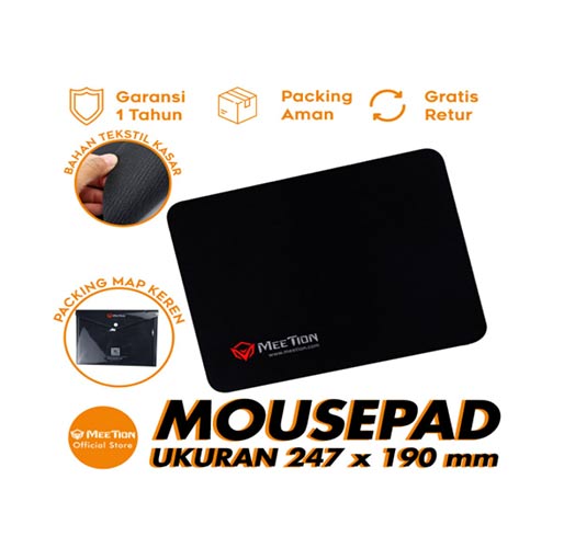 MeeTion MT-PD015 Anti Slip Gaming Mousepad Medium Premium Cloth