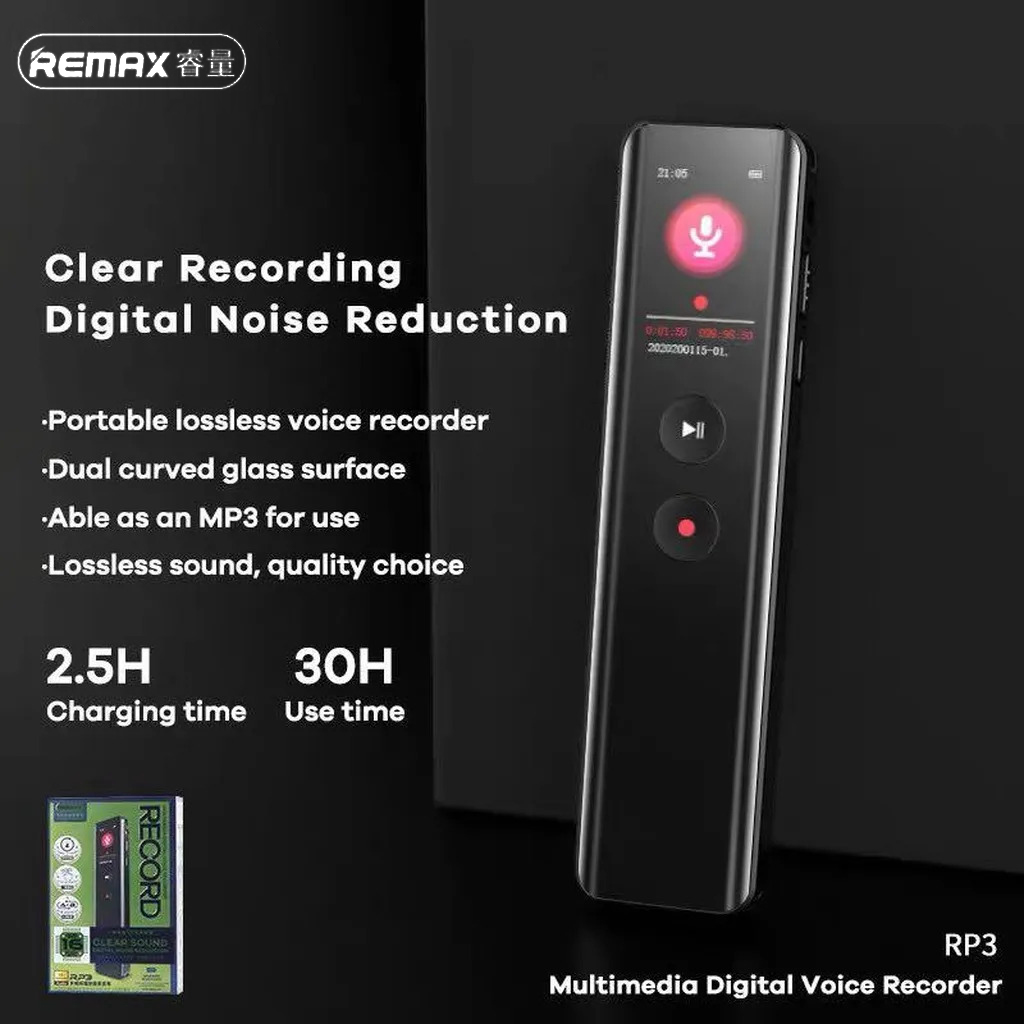 Remax RP3 Multimedia Digital Voice Recorder
