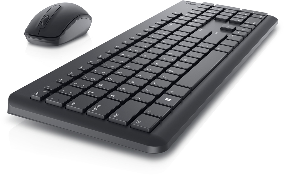 Dell KM3322W Wireless Keyboard & Mouse Anti-Fade & Spill-Resistant Keys 36 Month Battery Arabic / English