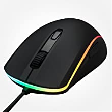 HP HyperX Pulsefire Surge RGB Wired Pixart 3389 Sensor up to 16000 DPI 6 Buttons  - Black