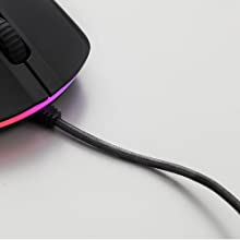 HP HyperX Pulsefire Surge RGB Wired Pixart 3389 Sensor up to 16000 DPI 6 Buttons  - Black