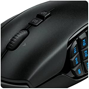 Logitech G600 MMO Wired USB Gaming Mouse (Black)