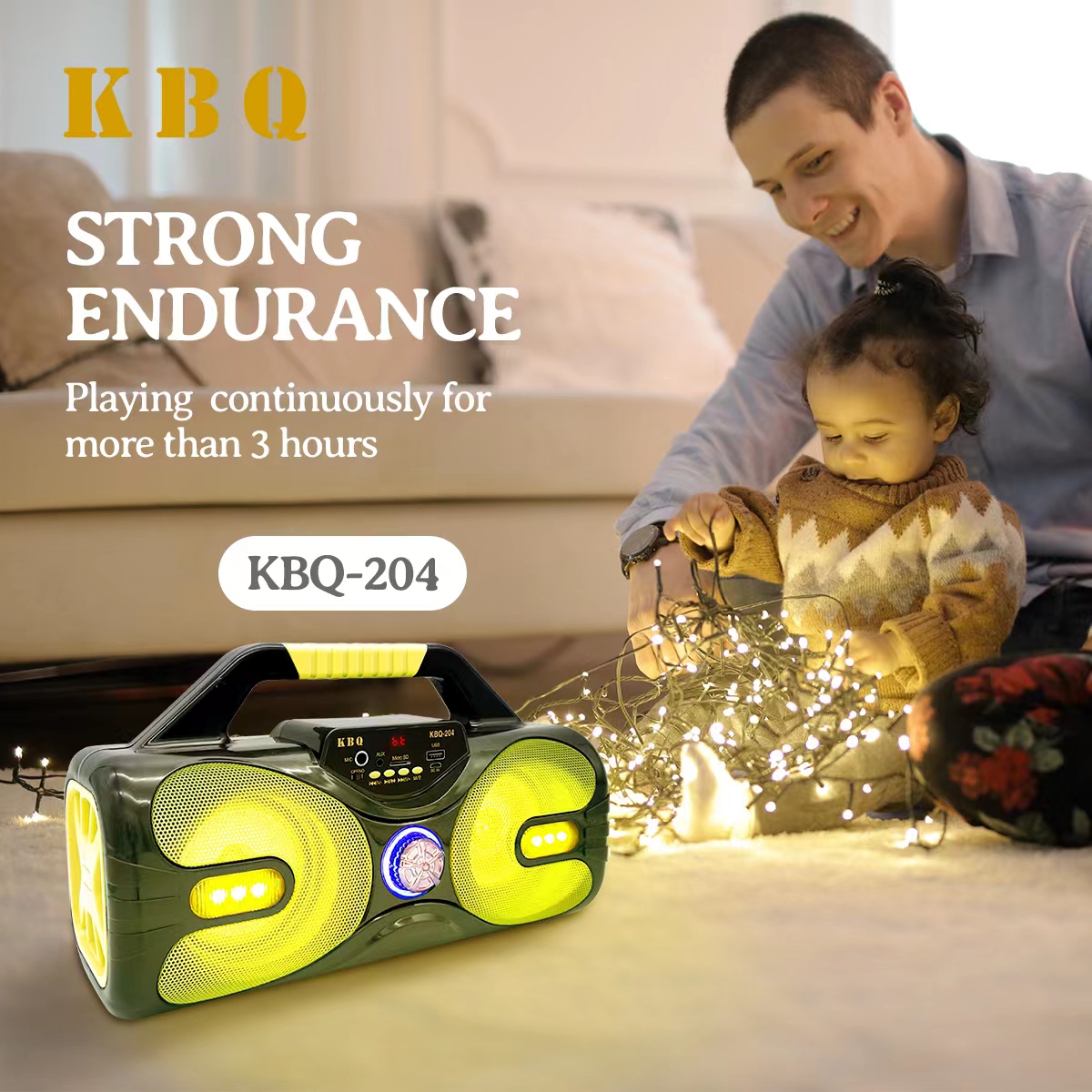 Portable Outdoor KBQ-204 Bluetooth Speaker