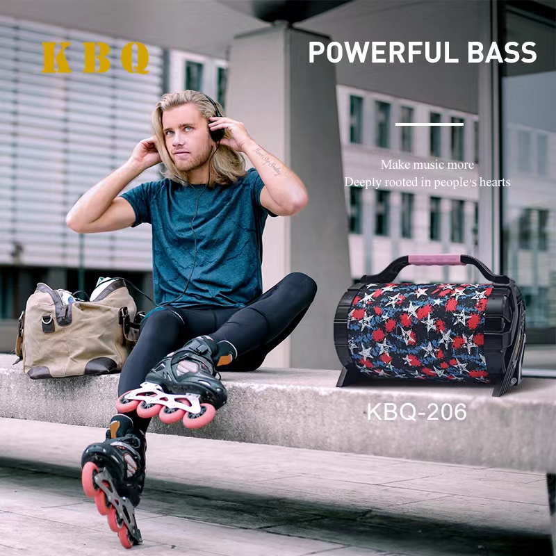 Portable Outdoor KBQ-206 Bluetooth Speaker