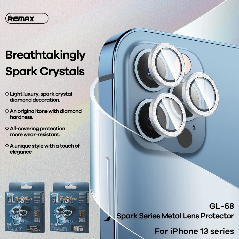 Remax GL-68 Series Spark Metal Lens Protector IPH 13 Mini / IPH 13
