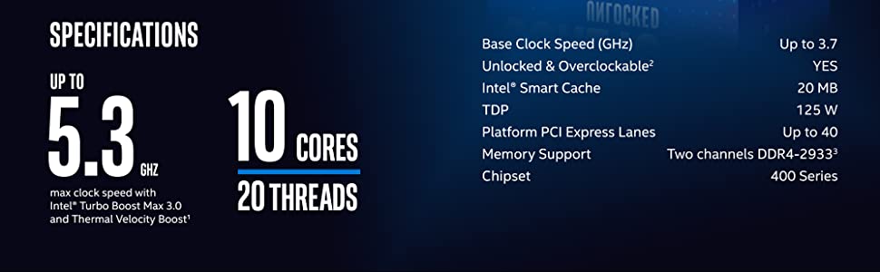 Intel Core i9-10900K 10-core Processor