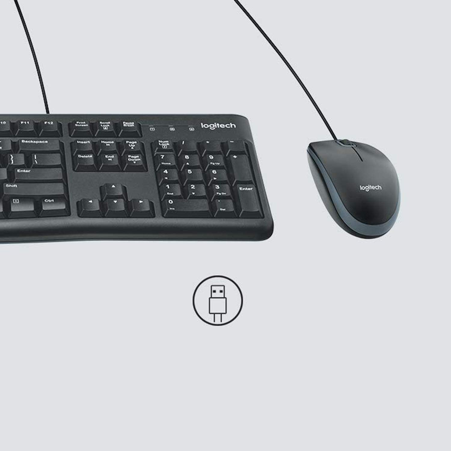 Logitech MK120 CORDED KEYBOARD AND MOUSE COMBO