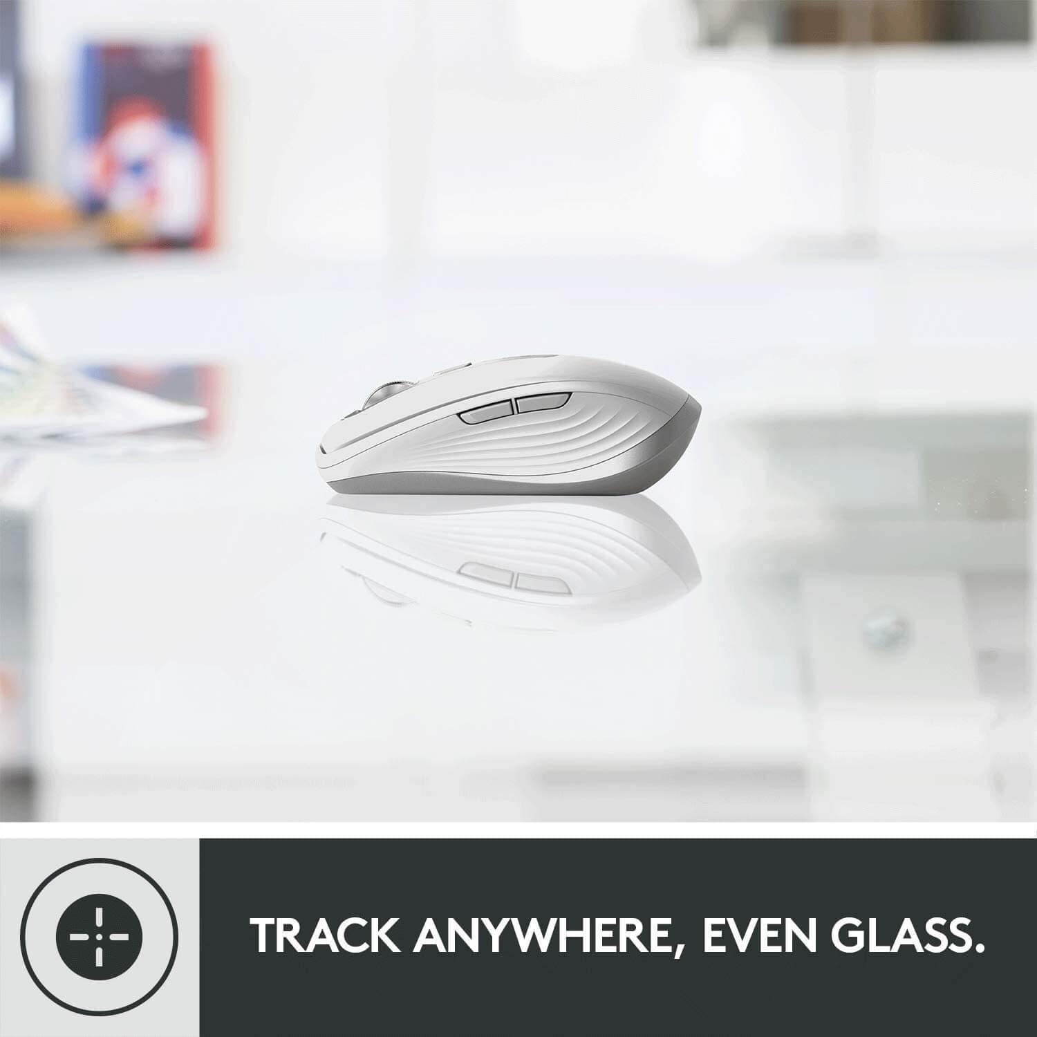 Logitech MX Anywhere 3 Wireless Mouse – Rose & Pale Grey