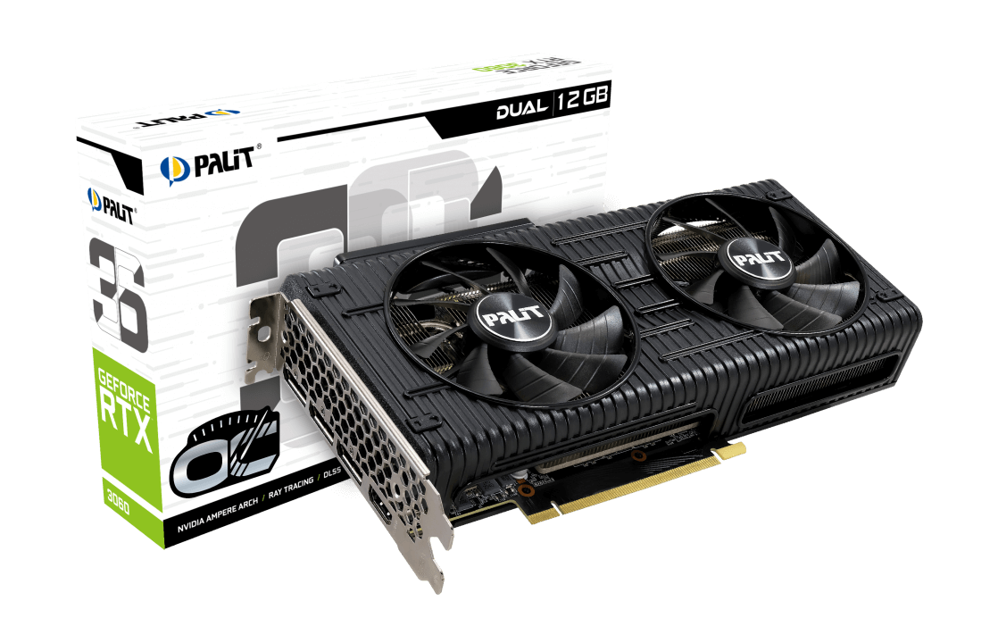 Palit GeForce RTX™ 3060 Dual OC 12GB DDR6