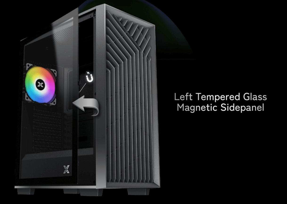 XIGMATEK LUX G SHADOW RGB GAMING CASE
