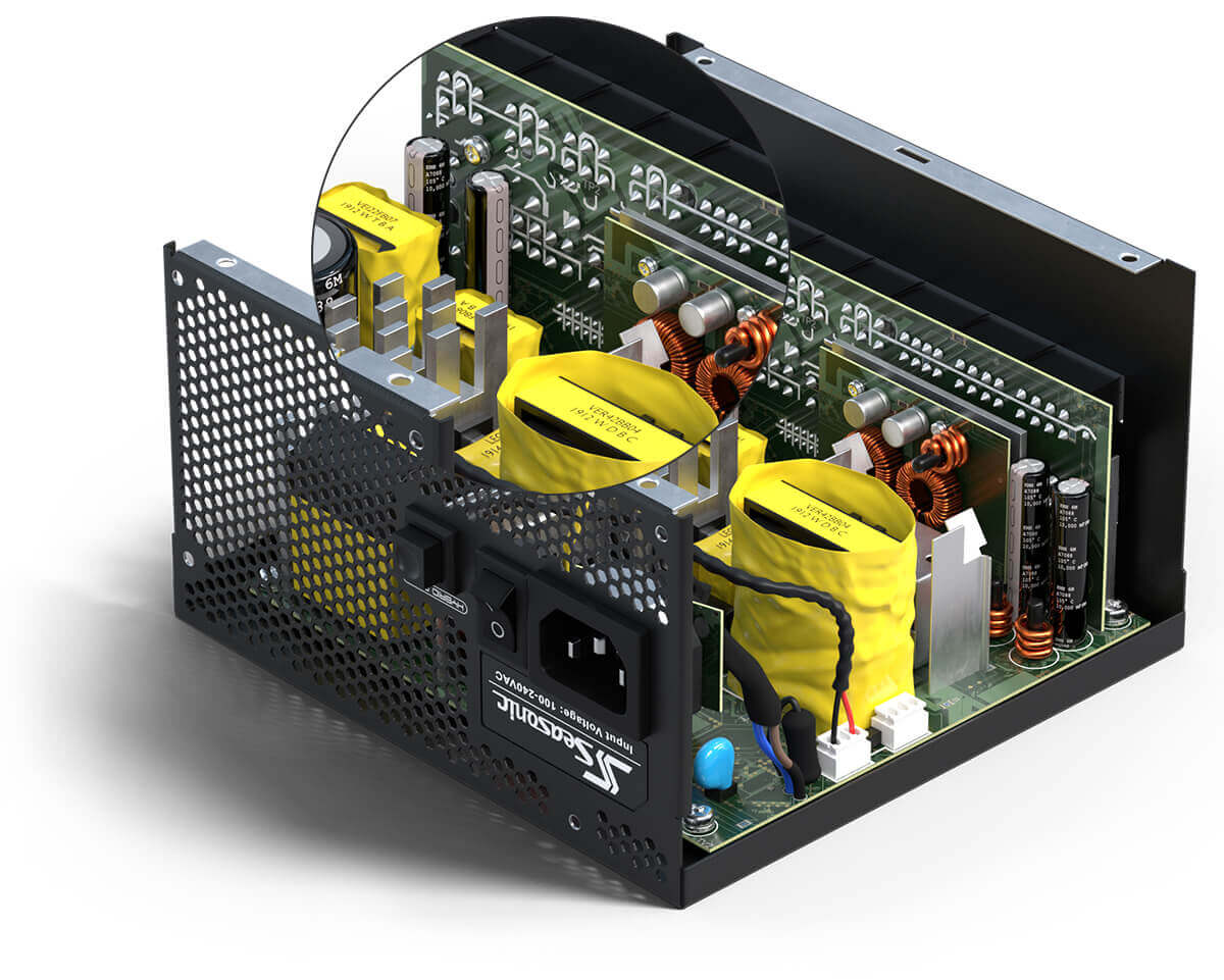 SEASONIC FOCUS GX-850 850W 80+ GOLD FULL MODULAR POWER SUPPLY
