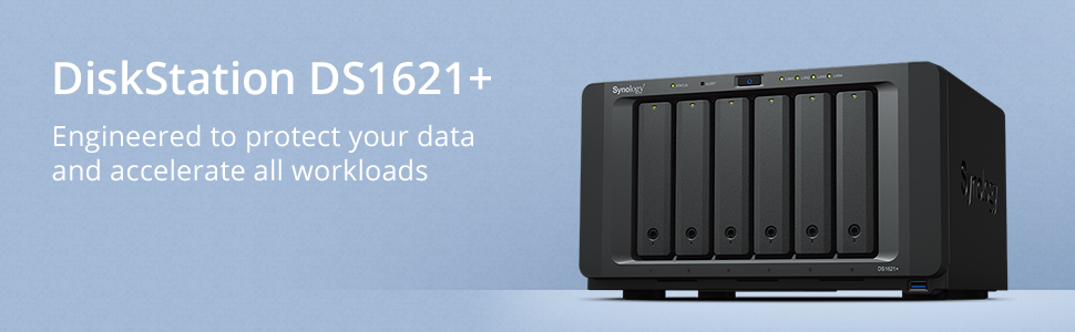 Synology DiskStation DS1621+ Ultra-performance 6-Bay