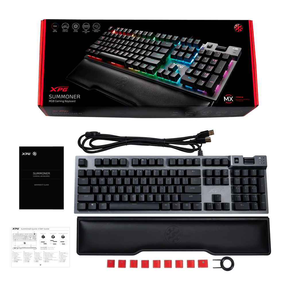 XPG SUMMONER Gaming RGB Keyboard (Blue switch)