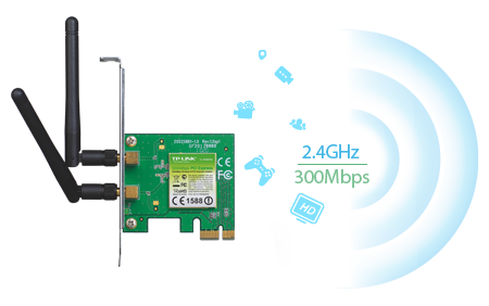 300Mbps Wireless N PCI Express Adapter TL-WN881ND