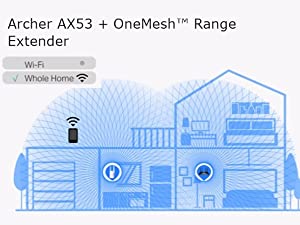 TP-Link Archer AX53 Wi-Fi 6 AX3000 Mbps Gigabit Dual Band OneMesh™ Dual-Core Compatible with Alexa