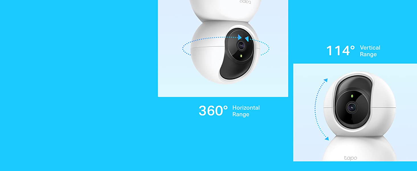 TP-Link Tapo C200 Smart Cam Pan Tilt Home WiFi Camera 1080p