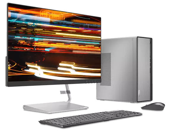 Lenovo Desktop IdeaCenter 5, i5-11400, 4GB , 1TB  , DVD RW, Intel UHD 750 Graphic Card , Wireless , Bluetooth , USB Keyboard, USB Mouse, Dos.