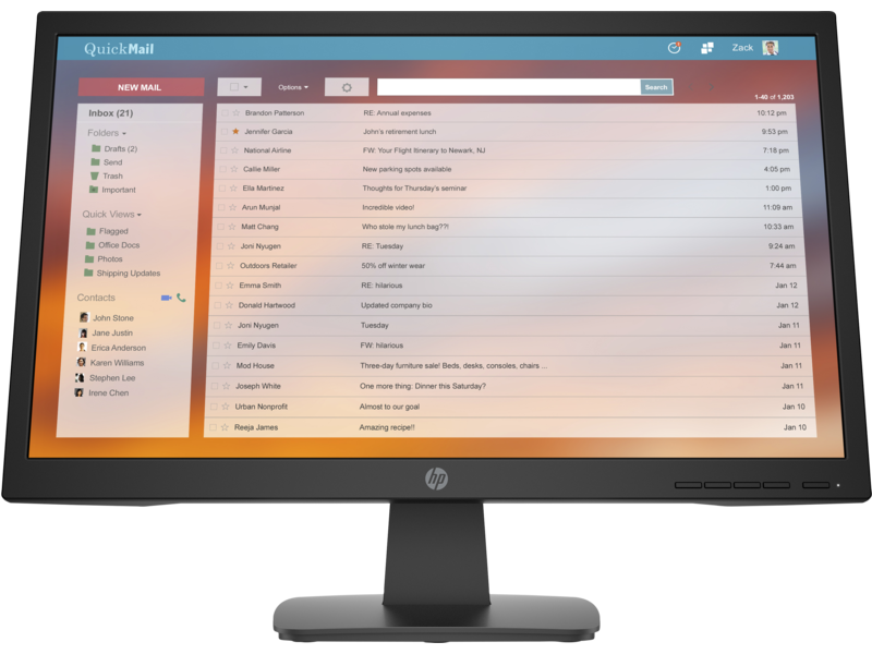 HP P22V G4 FULL HD MONITOR 21.5\"