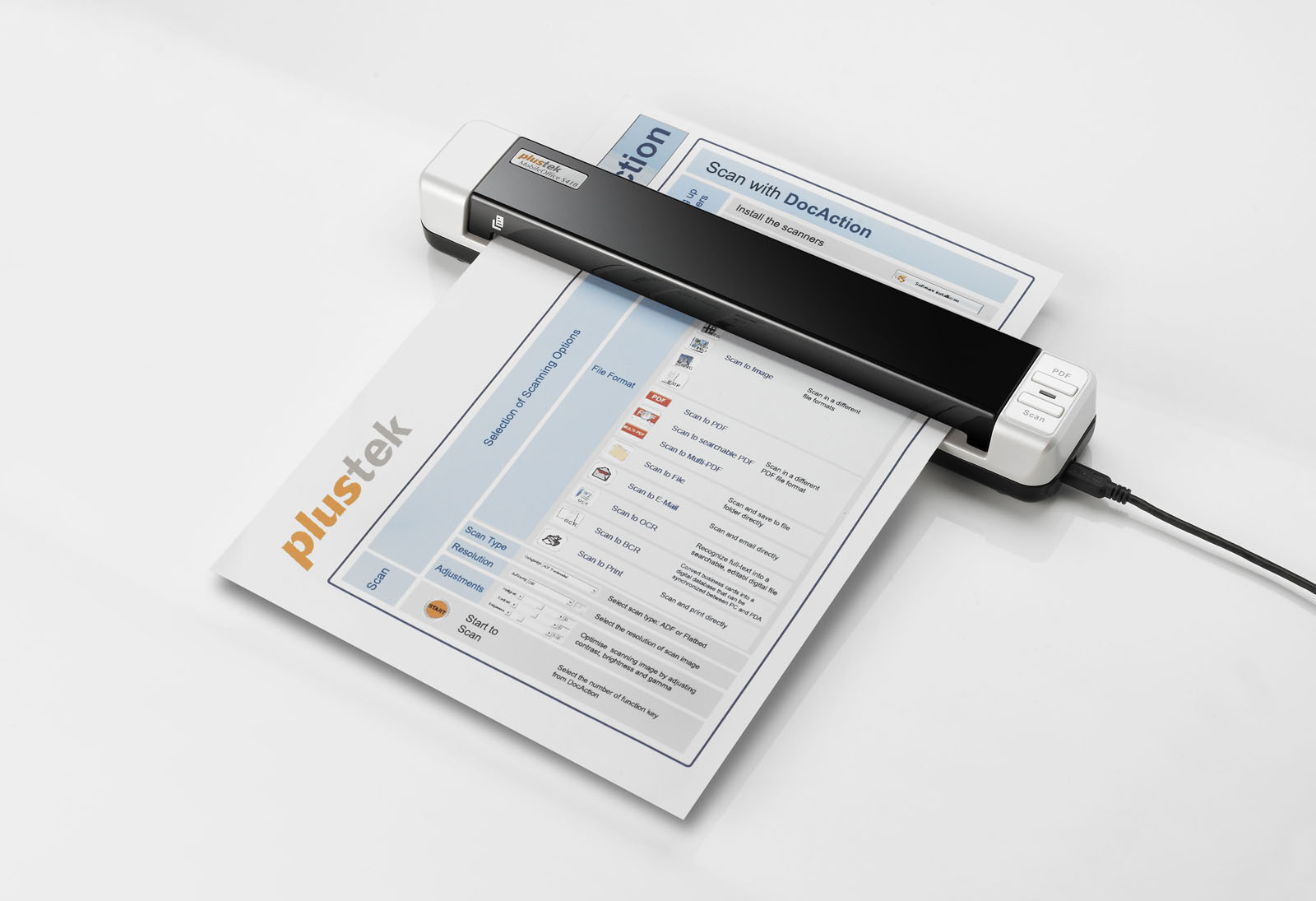 plustek MobileOffice S410 Plus Scanner User Guide