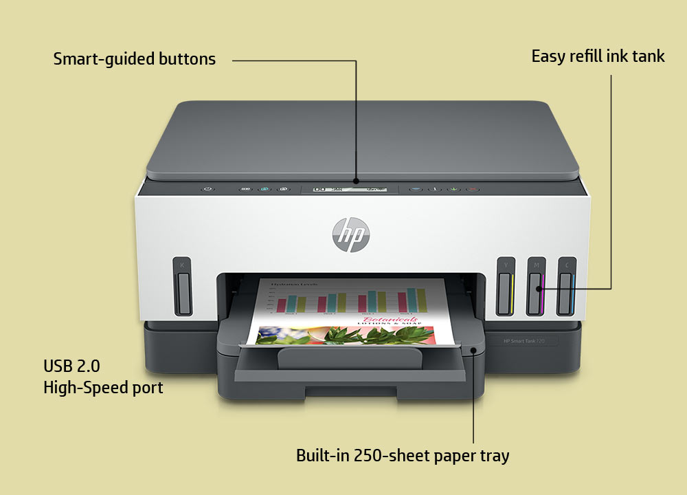 HP Smart Tank 720 All-in-One (6UU46A)