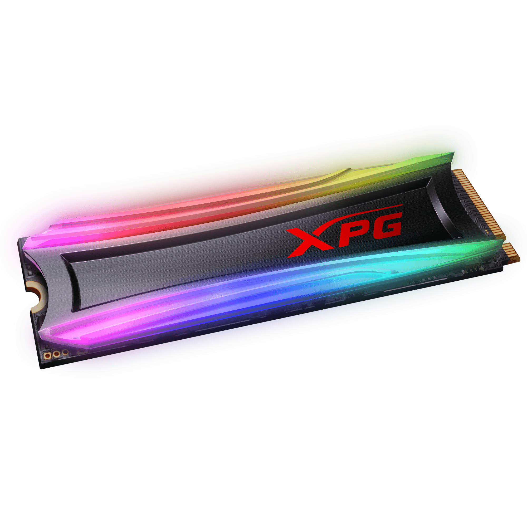 XPG S40G 256GB RGB 3D NAND PCIe Gen3x4 NVMe 1.3 M.2 2280 Internal SSD (AS40G-256GT-C)