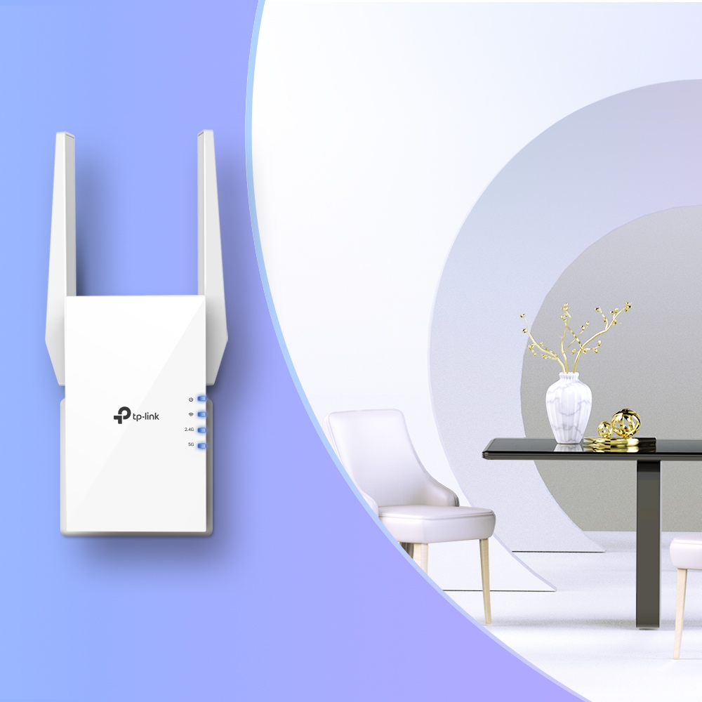 AX1500 Wi-Fi 6 Range Extender RE505X New