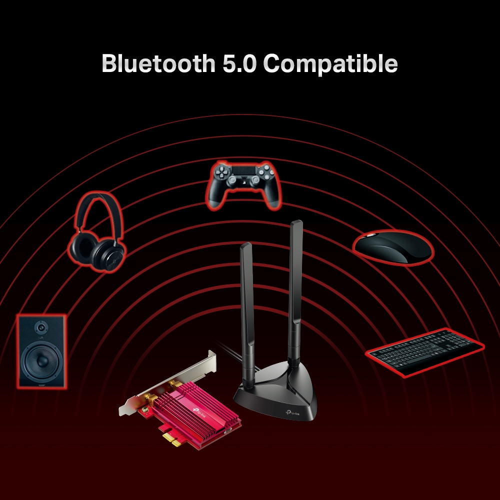 AX3000 Wi-Fi 6 Bluetooth 5.0 PCIe Adapter Archer TX3000E New
