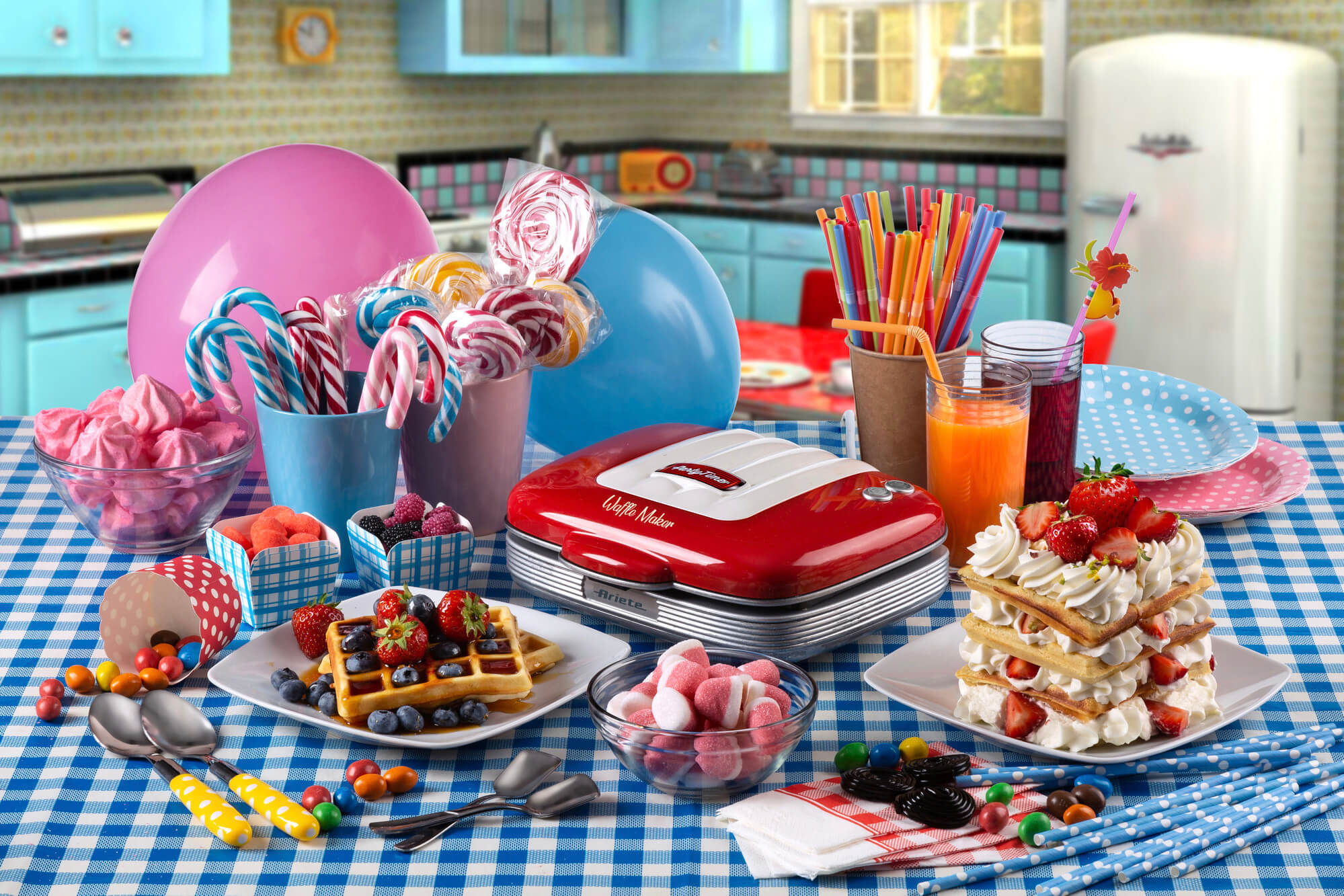 Ariete Waffle - Red