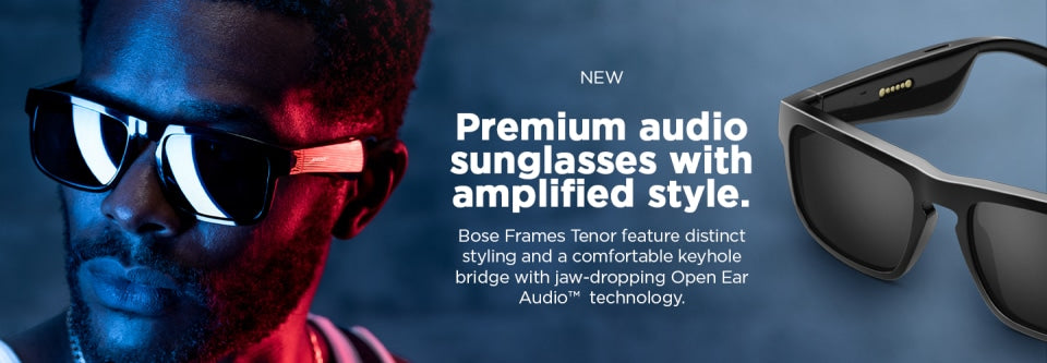 Bose Frames Tenor Polarized Bluetooth Audio Sunglasses with Mic
