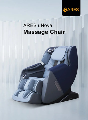 Ares: uNova Massage Chair - Blue/Gray