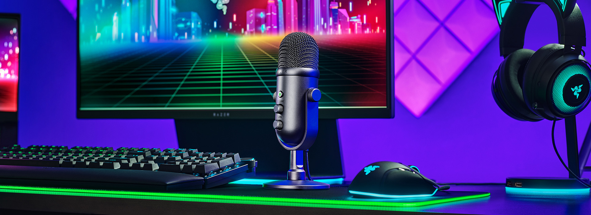 Razer: Seiren V2 Pro Professional-Grade USB Microphone