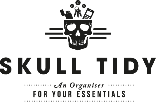Suck UK Gold Skull Tidy