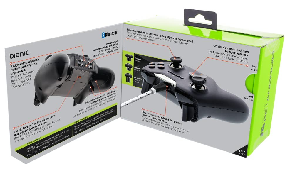 Bionik Vulkan Advanced Wireless Controller (PC-Android)