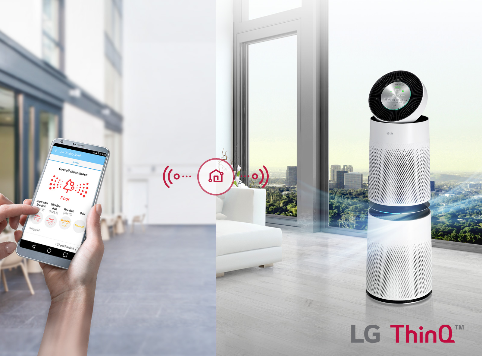 LG Air purifier PuriCare Double booster