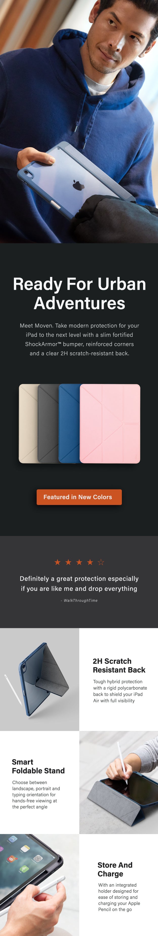 UNIQ Moven Case for iPad Air 10.9 2022/20
