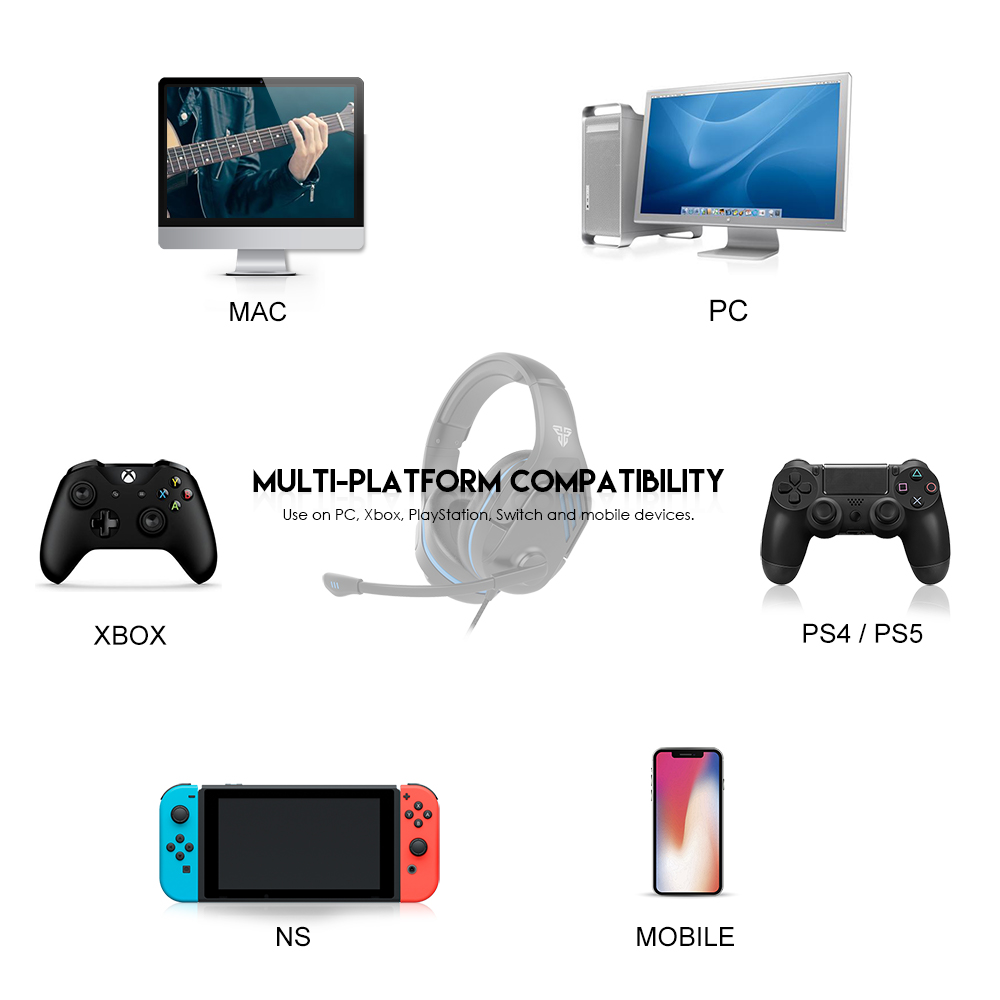 Fantech Valor MH86 Multi-Platform Gaming Headset – Space Edition