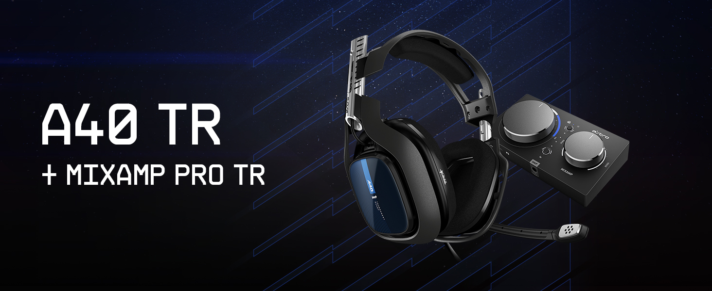 Astro Gaming A40 TR Wired Headset + MixAmp Pro TR with Dolby Audio