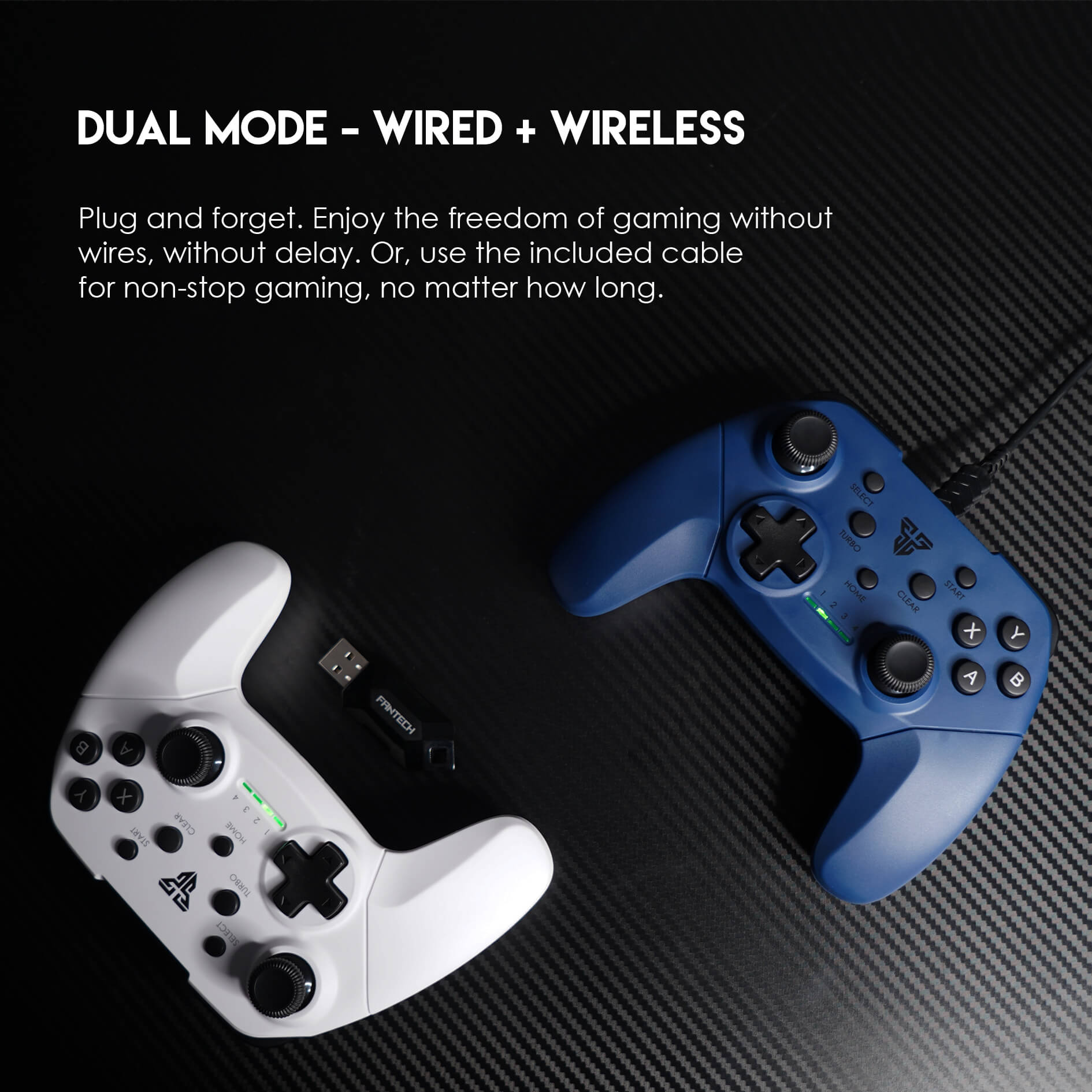 Fantech SHOOTER II WGP13 Pro Gaming Controller – Blue