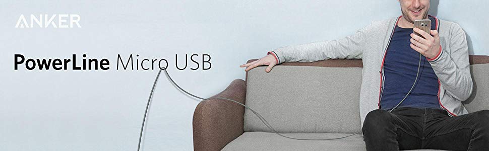 Anker Powerline Micro USB (0.9M) – White