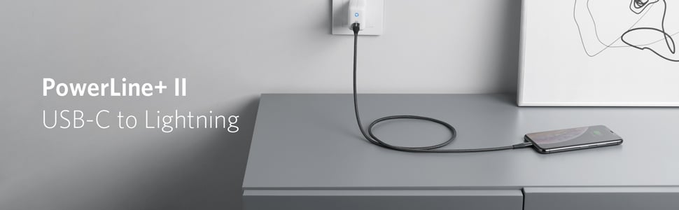Anker Powerline+ II USB-C to Lightning Cable 0.9m – Black