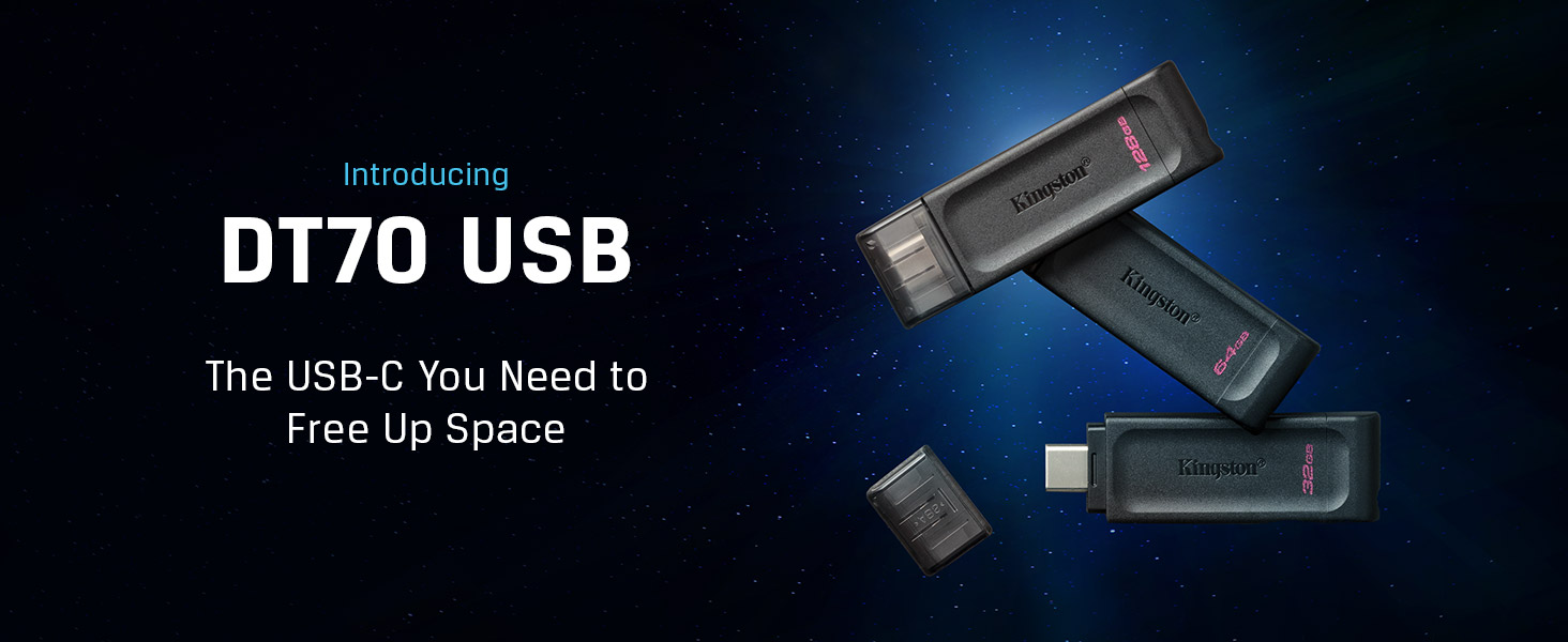 Kingston DataTraveler 70 32GB USB-C Flash Drive