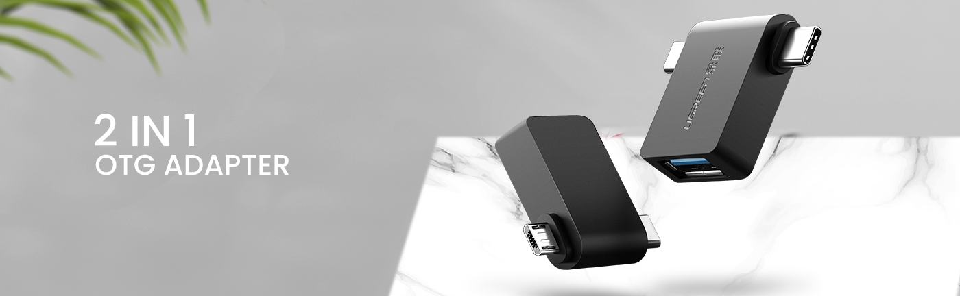 UGREEN 2 In 1 USB C and USB A OTG Adapter