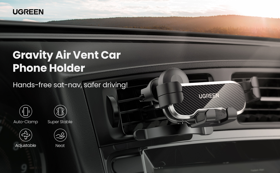 UGREEN Car Mount Air Vent Cell Phone Holder