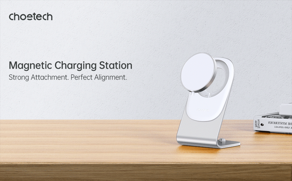 Choetech Magasafe Fast Wireless Charger Stand Holder For IPhone 12