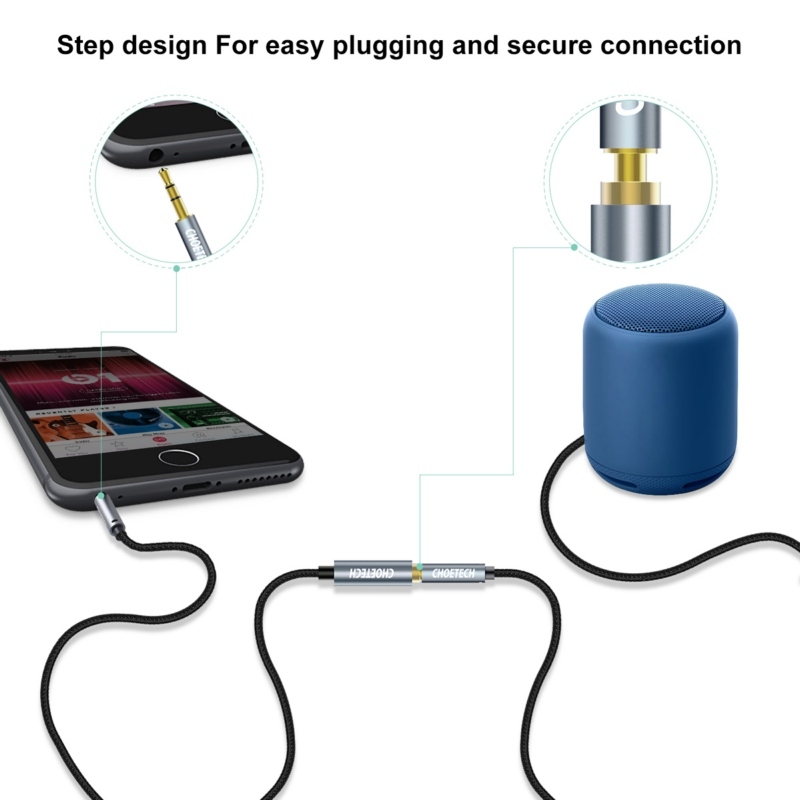 Choetech 3.5mm Audio Extension Cable – 2m