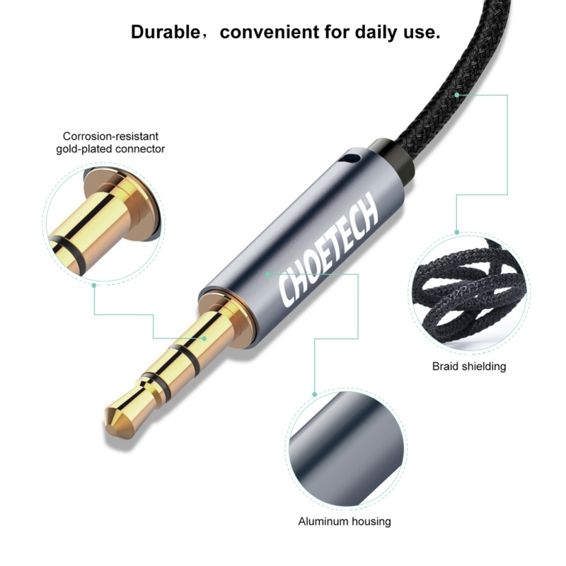 Choetech 3.5mm Audio Extension Cable – 2m