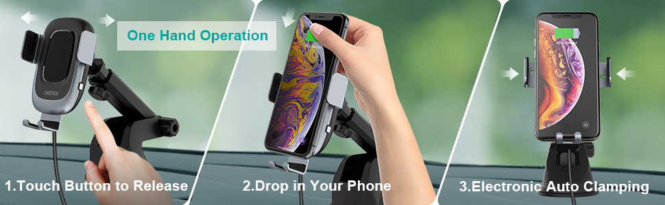 Choetech T542-S 15W Wireless Car Charger