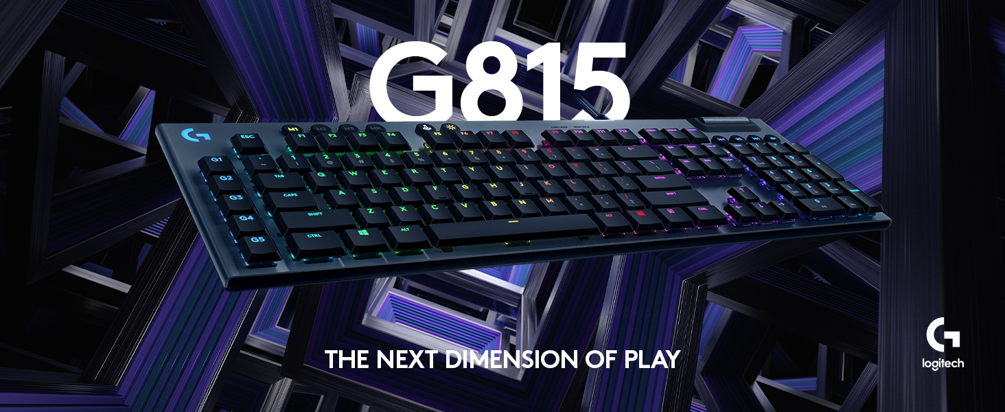 Logitech G815 RGB Mechanical Gaming Keyboard (Clicky)
