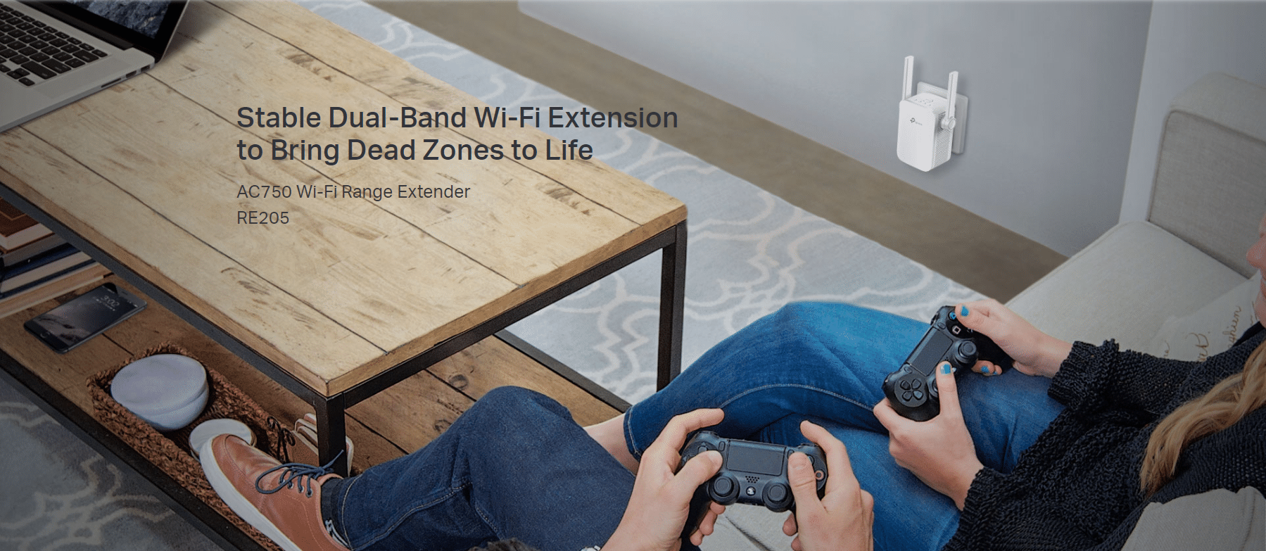 TP-Link AC750 Dual Band WiFi Range Extender (RE205)