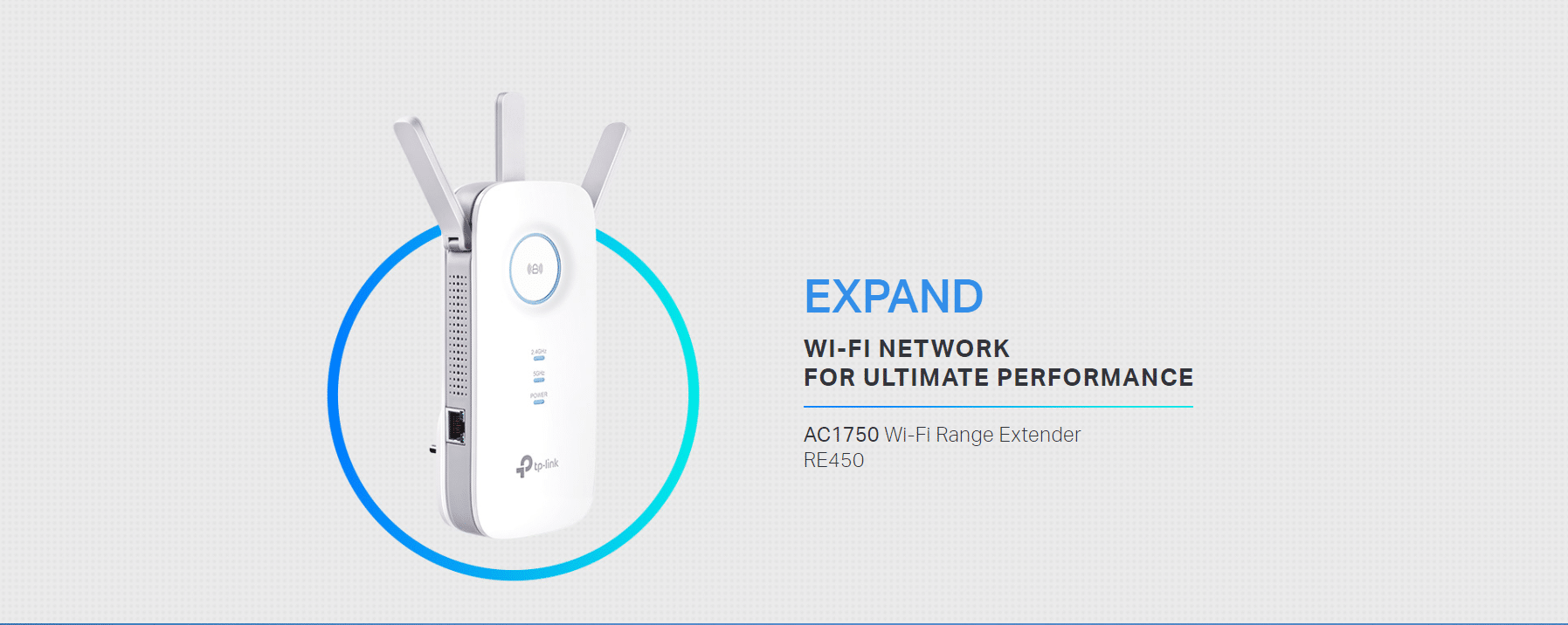 TP-Link AC1750 WiFi Range Extender (RE450)